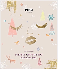 Парфумерія, косметика Набір - Pibu Beauty Perfect Gift For You With Gua Sha (mask/2x29ml + gua/sha/1pcs)