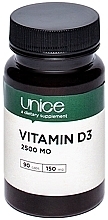 Дієтична добавка "Вітамін D3" - Unice — фото N1