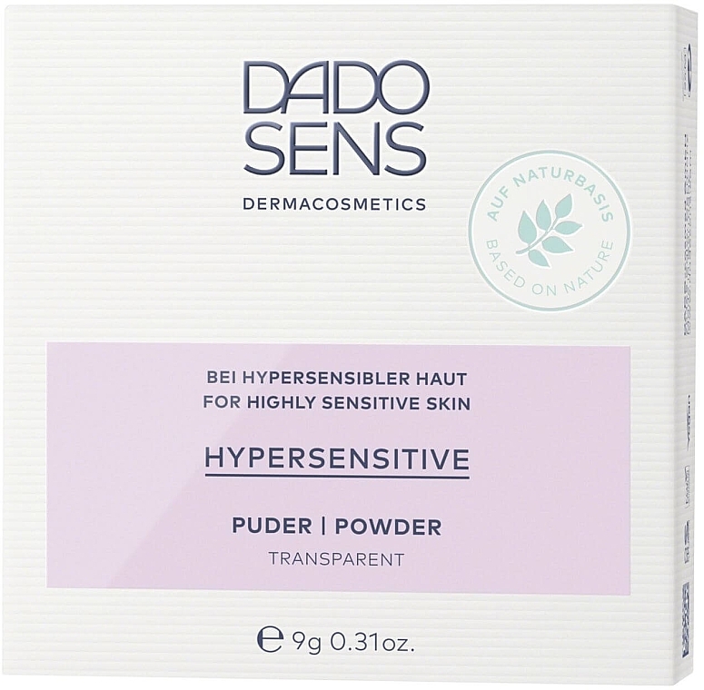 Прозора пудра для чутливої шкіри - Dado Sens Hypersensitive Powder Transparent — фото N3