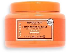 Крем для укладки вьющихся волос - Revolution Haircare Deeply Define My Curls Cream — фото N1