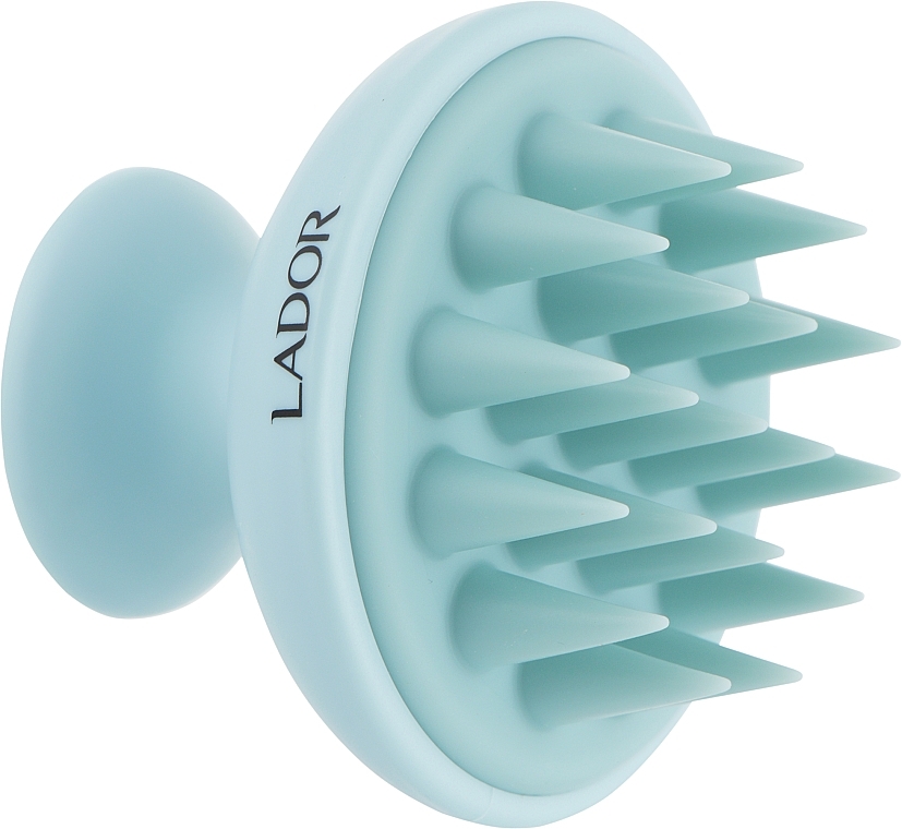 Щётка для мытья волос, бирюзовая - Lador Dermatical Shampoo Brush — фото N1