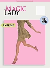 Парфумерія, косметика Колготки "ENERGIA" 40 Den, бежеві - Magic Lady