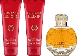 Парфумерія, косметика Elie Saab Elixir - Набір (edp/100ml + b/lot/75ml + sh/gel/75ml)