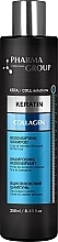 Шампунь "Кератин + Коллаген" - Pharma Group Laboratories Keratin + Collagen Redensifying Shampoo — фото N1