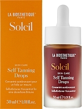 Капли-концентрат с эффектом автозагара - La Biosthetique Soleil Self Tanning Drops — фото N2