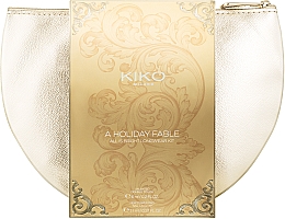 Духи, Парфюмерия, косметика Набор - Kiko Milano A Holiday Fable All Is Bright Longwear Kit (lip/6ml+polish/11ml + acs)