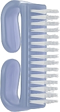 Щітка для нігтів 7061 L, з ручкою, блідо-синя - Titania — фото N1