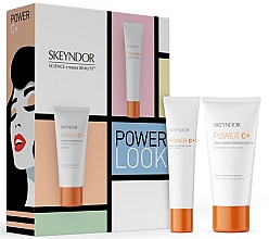 Духи, Парфюмерия, косметика Набор для жирной кожи с эмульсией Power C+ - Skeyndor Power Look (emulsio/25ml + eye/cr/15ml)