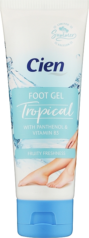 Успокаивающий крем-гель для ног - Cien Tropical Foot Gel — фото N1