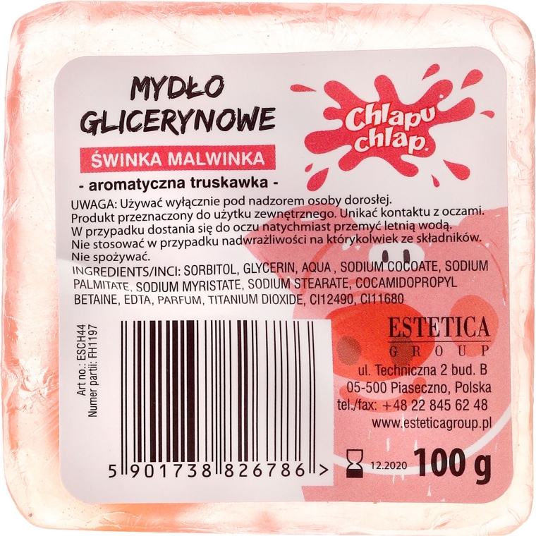 Глицериновое мыло "Поросенок" - Chlapu Chlap Glycerine Soap — фото N2