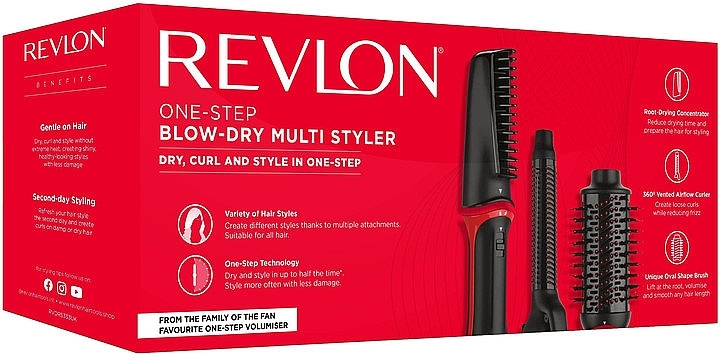 Стайлер із насадками - Revlon One-Step Blow-Dry Multistyler RVDR5333E — фото N7