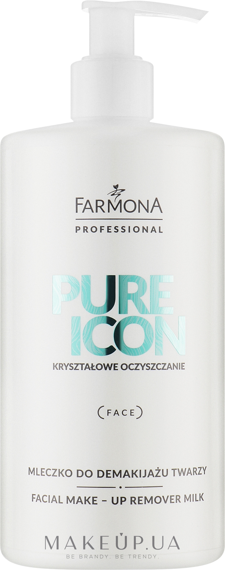 Молочко для снятия макияжа - Farmona Professional Pure Icon Facial Make-up Remover Milk — фото 500ml