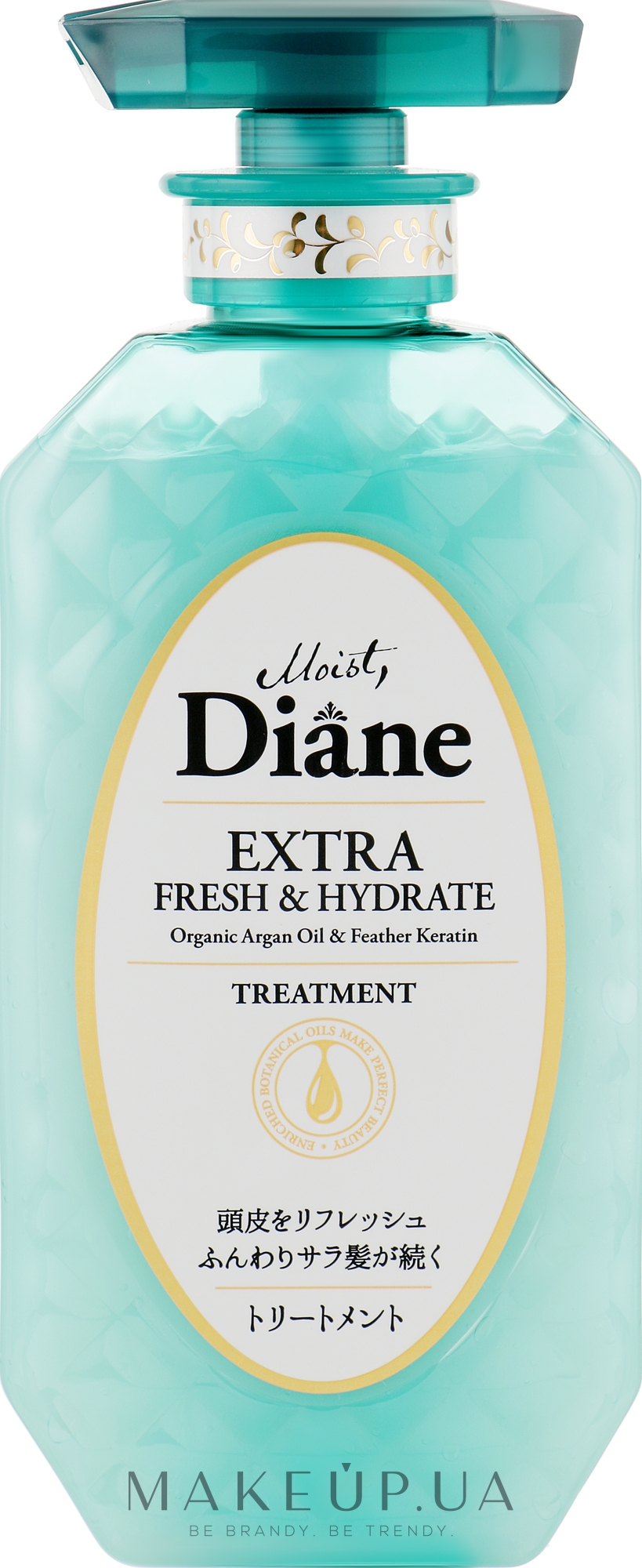 Бальзам-маска кератиновая для волос "Свежесть" - Moist Diane Perfect Beauty Extra Fresh & Hydrate  — фото 450ml