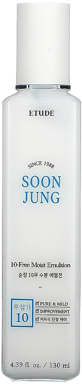 Эмульсия для лица - Etude Soon Jung 10-Free Moist Emulsion — фото N1