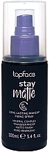 Спрей-фіксатор макіяжу "Stay Matte" - TopFace Fixing Spray — фото N1