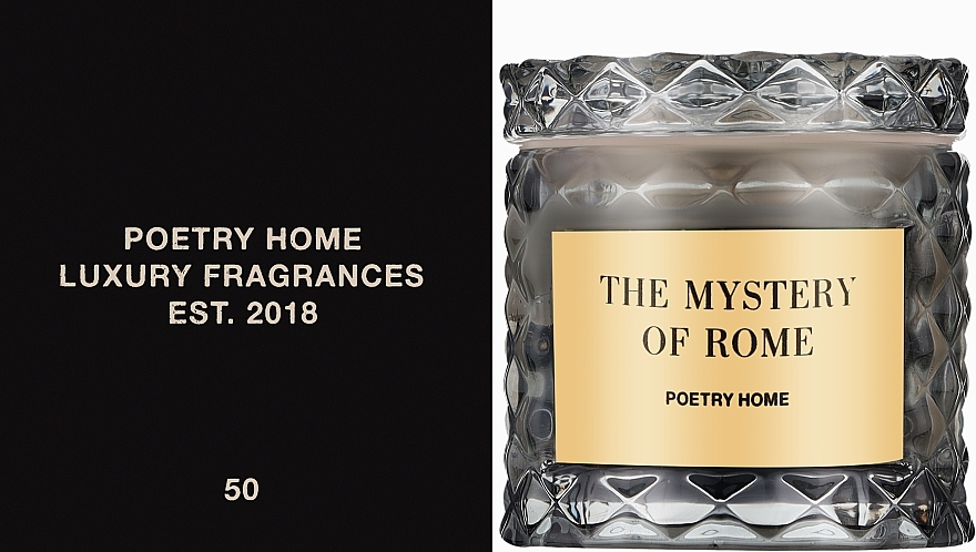 Poetry Home The Mystery Of Rome - Парфумована свічка — фото N2