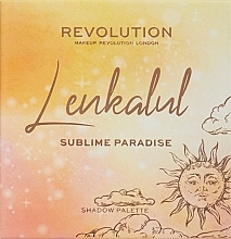 Палетка тіней - Makeup Revolution X Lenkalul Sublime Paradise Eyeshadow Palette — фото N3