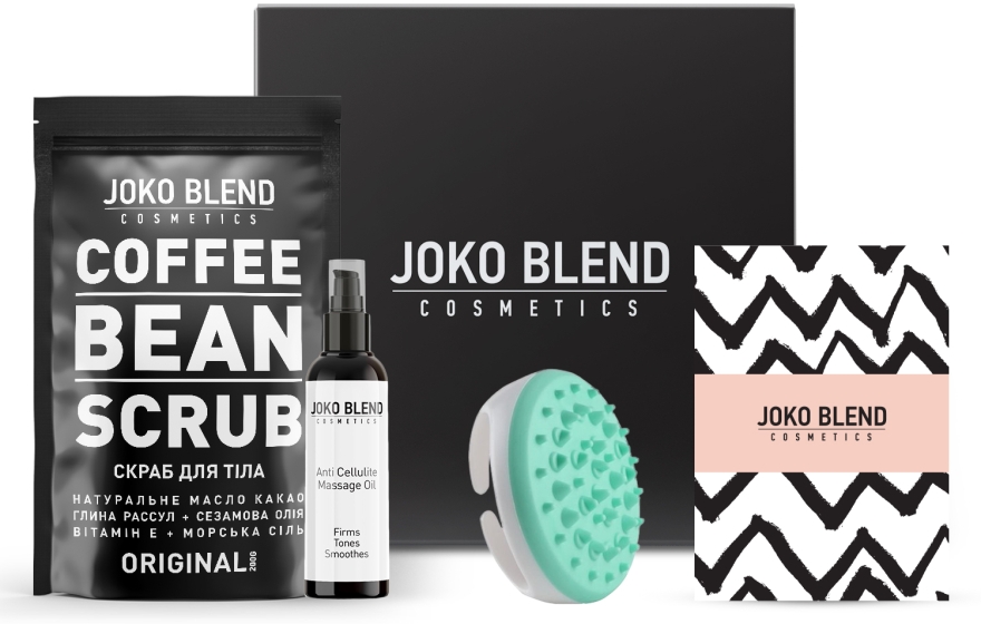 Набор "Антицеллюлитный" - Joko Blend Body Shape (scr/200ml + oil/100ml + accessories)