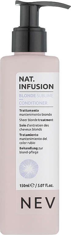 Крем-ополіскувач для нейтралізації жовтих відтінків на волоссі - Nevitaly Sheer Blonde Treatment — фото N1