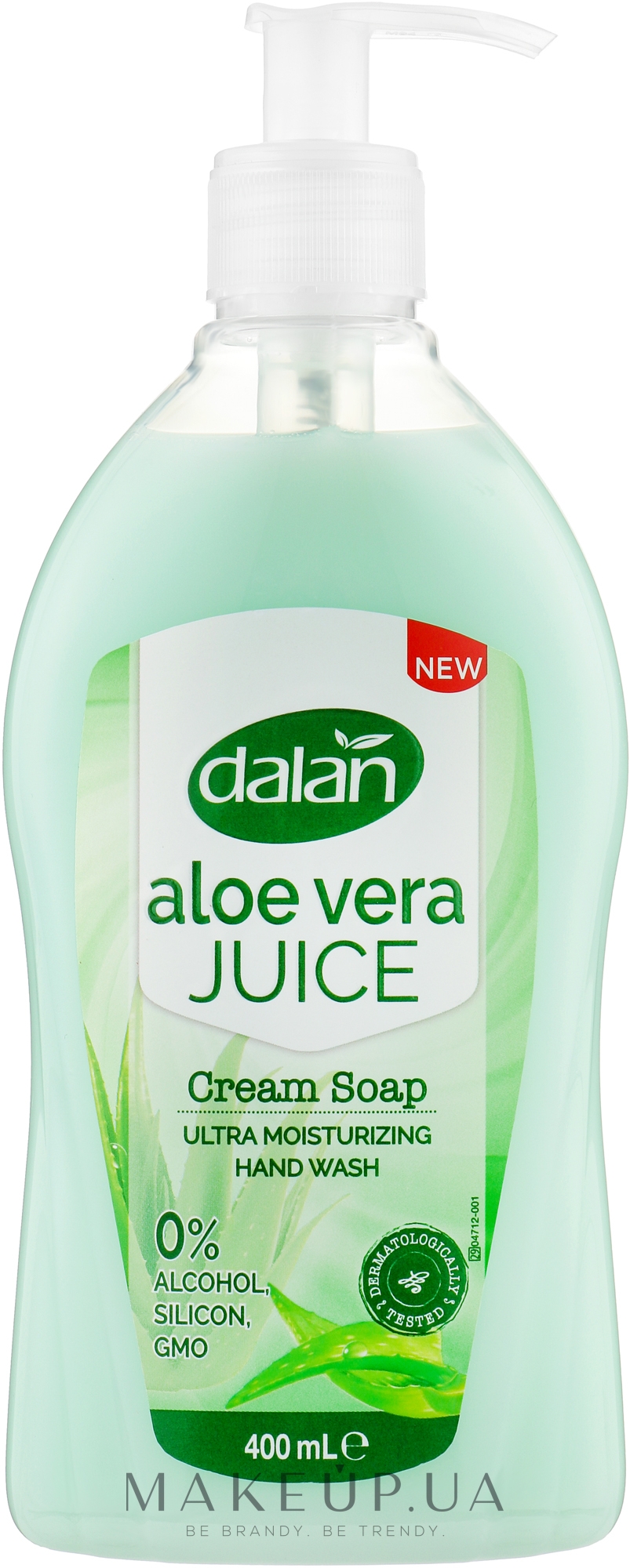 Рідке крем-мило "Екстракт соку алое вера" - Dalan Cream Soap Aloe Vera — фото 400ml