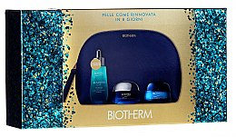 Духи, Парфюмерия, косметика Набор - Biotherm Blue Therapy (cr/2x15ml + elixir/75ml + bag)