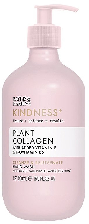Жидкое мыло для рук - Baylis & Harding Kindness+ Plant Collagen Hand Wash — фото N1