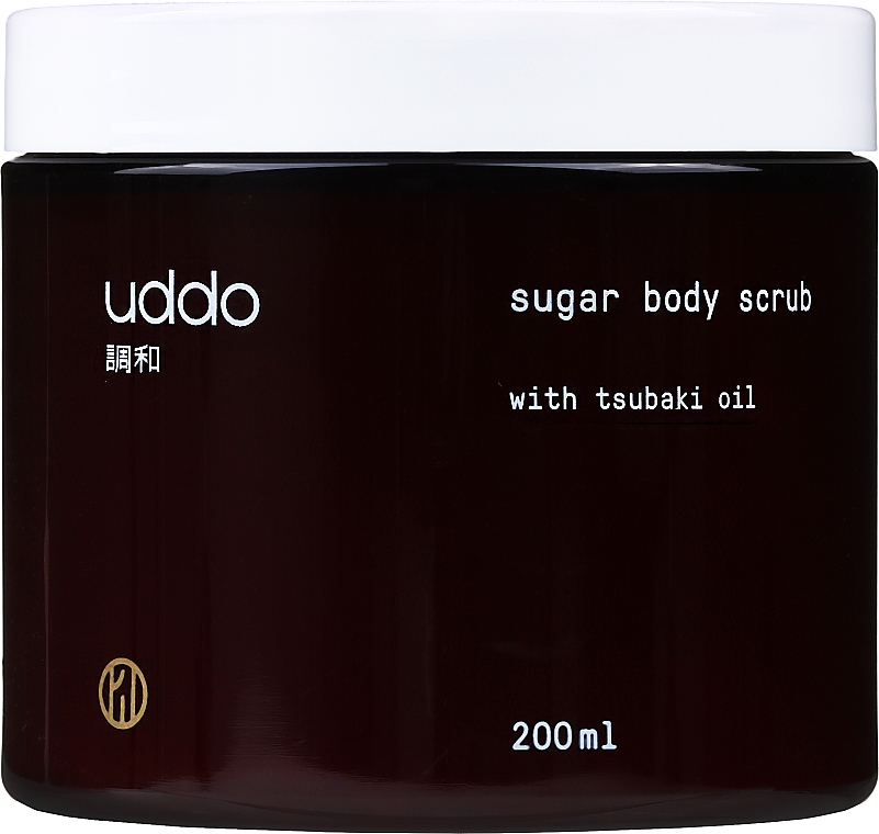 Сахарный скраб для тела с маслом цубаки - Uddo Sugar Body Scrub With Tsubaki Oil — фото N1