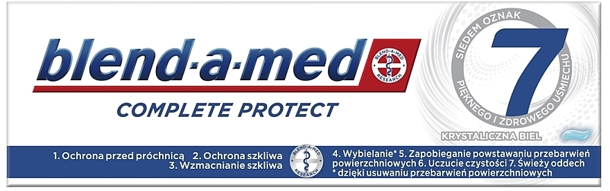 Зубна паста  - Blend-a-med Complete Protect 7 Crystal White Toothpaste — фото N2