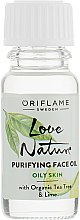 Очищающее масло с органическим чайным деревом и лаймом - Oriflame Love Nature Purifyng Face Oil — фото N2