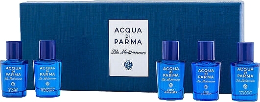 Набір мініатюр - Acqua di Parma Blu Mediterraneo Miniature Set (edt/5x5ml) — фото N1