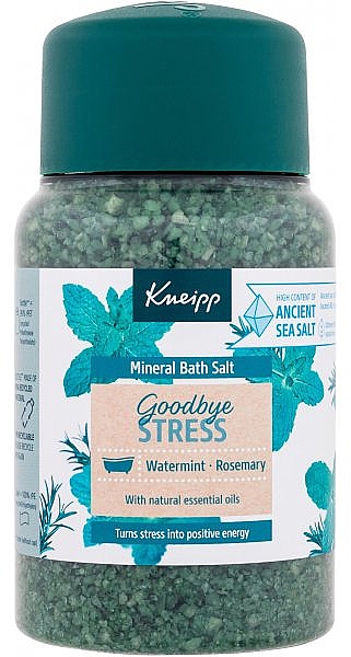 Соль для ванн "Прощай, стресс" - Kneipp Goodbye Stress Rosemary & Water Mint Bath Salt