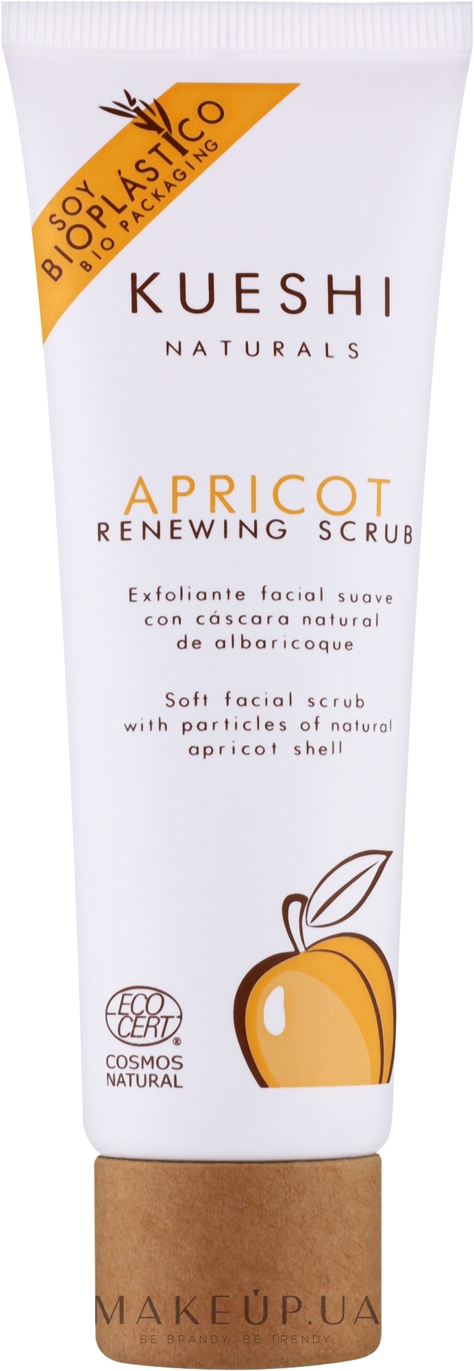 Відновлюючий скраб для обличчя "Абрикос" - Kueshi Apricot Renewing Scrub — фото 75ml