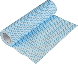 Універсальні серветки, спанлейс, блакитна хвиля, 25x30 см, 30 шт. - Aquasoft Woodpulp Wipes  — фото N2