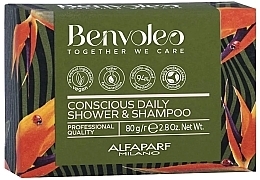 Парфумерія, косметика Твердий гель для душу та шампунь - Alfaparf Benvoleo Conscious Daily Shower & Shampoo