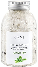 Духи, Парфюмерия, косметика Минеральная соль для ванны "Зеленый чай" - Kanu Nature Mineral Green Tea Bath Salt