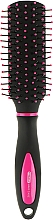 Мини-щетка для волос прямоугольной формы 18 см, розовая - Titania Softtouch — фото N1