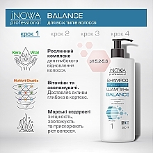 Шампунь для всех типов волос, с дозатором - JNOWA Professional 1 Balance Shampoo — фото N2