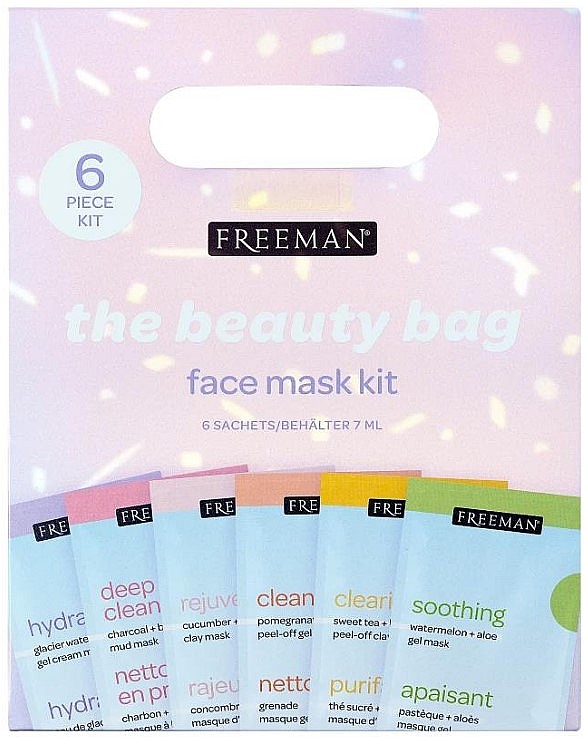 Набір - Freeman The Beauty Bag Face Mask Kit (mask/6x7ml) — фото N2