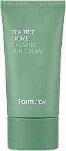 ПОДАРОК! Успокаивающий солнцезащитный крем - FarmStay Tea Tree Biome Calming Sun Cream — фото N1