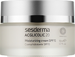 Парфумерія, косметика Зволожуючий крем - SesDerma Acglicolic 20 Moisturizing Cream SPF 15