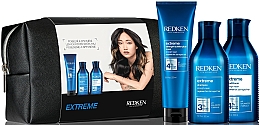 Духи, Парфюмерия, косметика Набор - Redken Extreme (shmp/300ml + h/cond/300ml + h/mask/150ml + pouch)