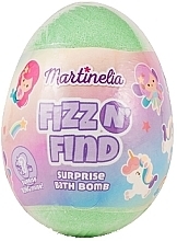 Духи, Парфюмерия, косметика Бурлящее яйцо для ванн с сюрпризом, зеленое - Martinelia Egg Bath Bomb