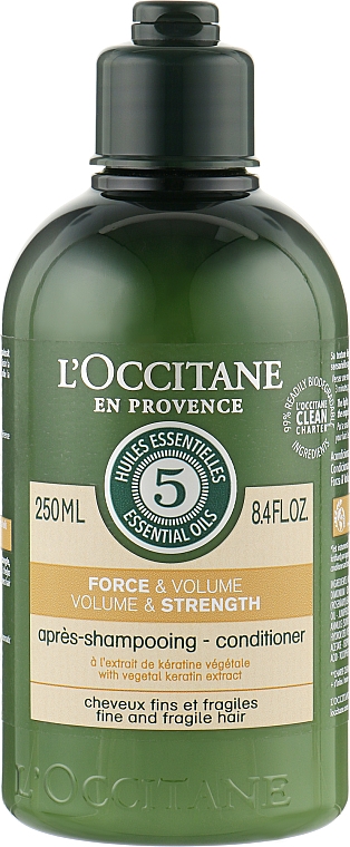 Кондиціонер для волосся - L'Occitane Aromachologie Volume & Strength Conditioner — фото N1
