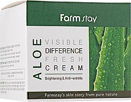 Освіжальний крем з екстрактом алое - FarmStay Visible Difference Aloe Fresh Cream — фото N2