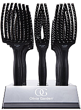 Парфумерія, косметика Набір - Olivia Garden Fingerbrush Combo Brush Display
