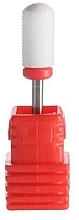 Парфумерія, косметика Керамічна фреза, червона - Jafra-Nails Rounded Cylinder
