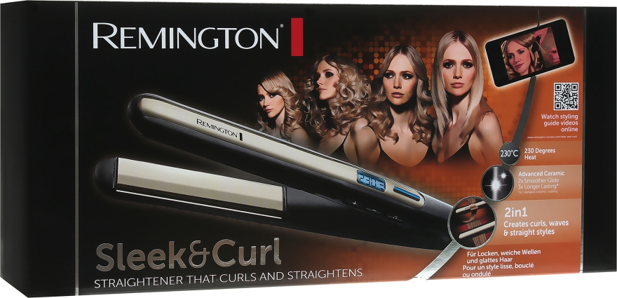 Выпрямитель для волос - Remington S6500 E51 Sleek & Curl Straightener — фото N3