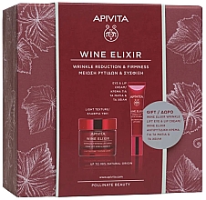 Духи, Парфюмерия, косметика Набор - Apivita Wine Elixir Set (lip/eye/cr/15ml + cr/50ml)