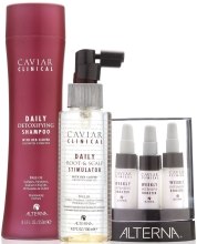 Духи, Парфюмерия, косметика Набор - Alterna Caviar Clinical (fluid/100ml + treatment/6x6ml + shmp/250ml)