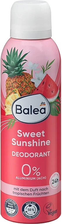 Дезодорант-спрей - Balea Deodorant Sweet Sunshine — фото N1